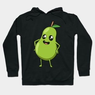 Kawaii Cartoon Pear Hoodie